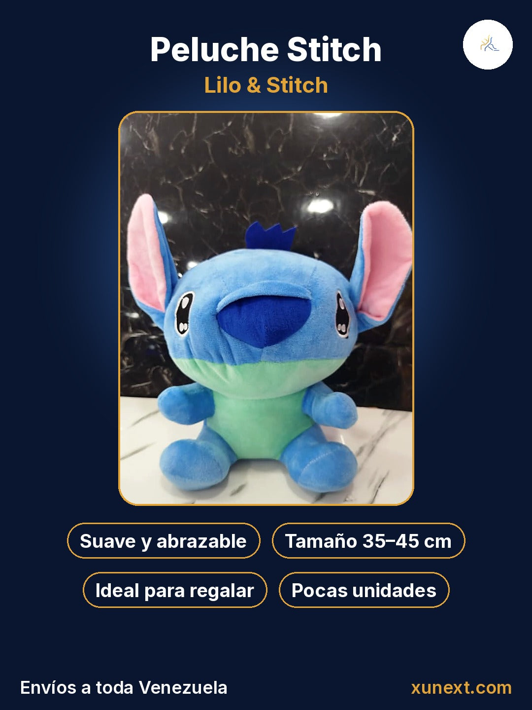 Peluche Stitch de Lilo & Stitch: suave, abrazable e ideal para regalar