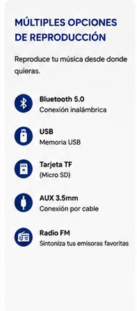 XuNext Aura Dynamics | Altavoz Bluetooth Portátil con Luces LED RGB Dinámicas