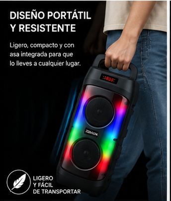 Altavoz Bluetooth Portátil XuNext Nova Max RGB
