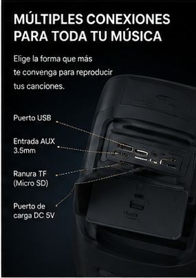 Altavoz Bluetooth Portátil XuNext Nova Max RGB