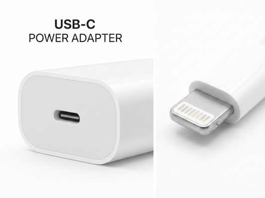 Cargador Iphone 25W USB-C + Cable Lightning | Carga Rápida