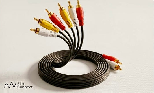 Cable RCA de Audio y Video 3 en 1 | Puntas de Oro para Consolas Retro y Cine en Casa