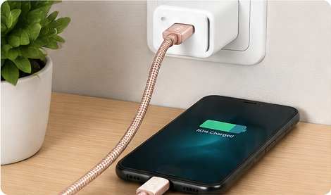 Cable CASIM Design A-C29 Lightning 1 Metro | Carga Rápida 2.4A