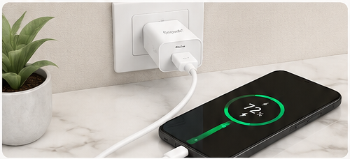 Kit Cargador Depak DH-G06 2.4A + Cable USB-C 1m | Smart Charger