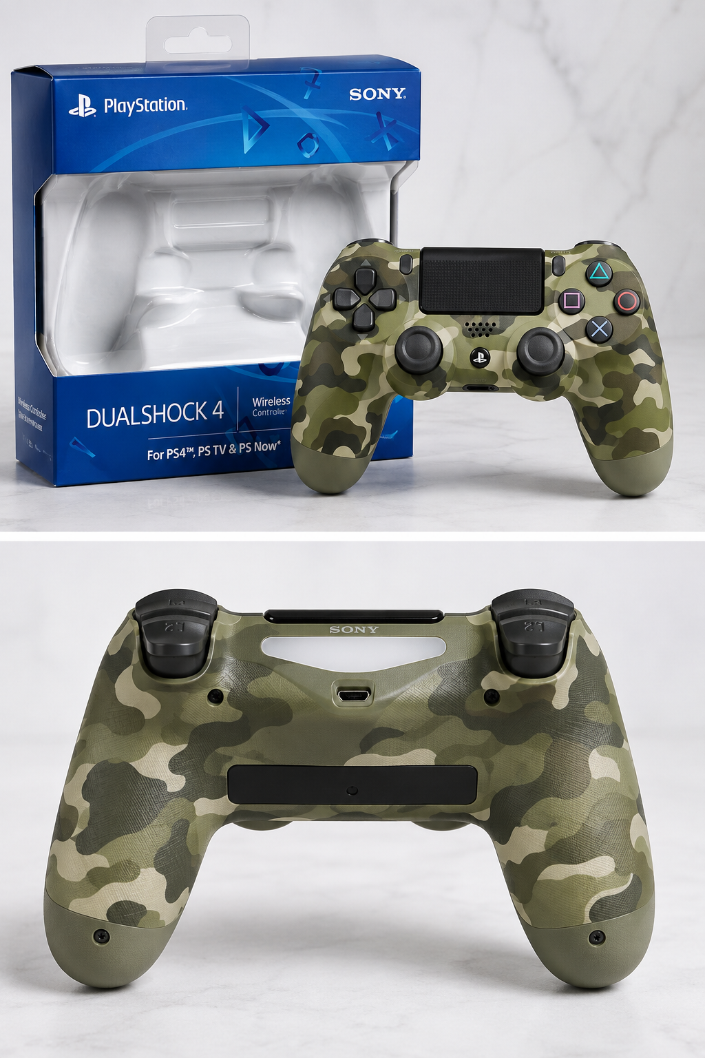 Control Inalámbrico Double Motor Vibration 4 para PS4 - Batería Recargable