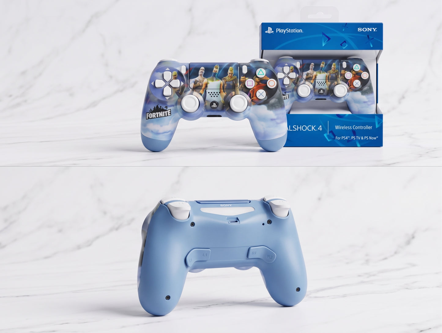 Control Inalámbrico Double Motor Vibration 4 para PS4 - Batería Recargable
