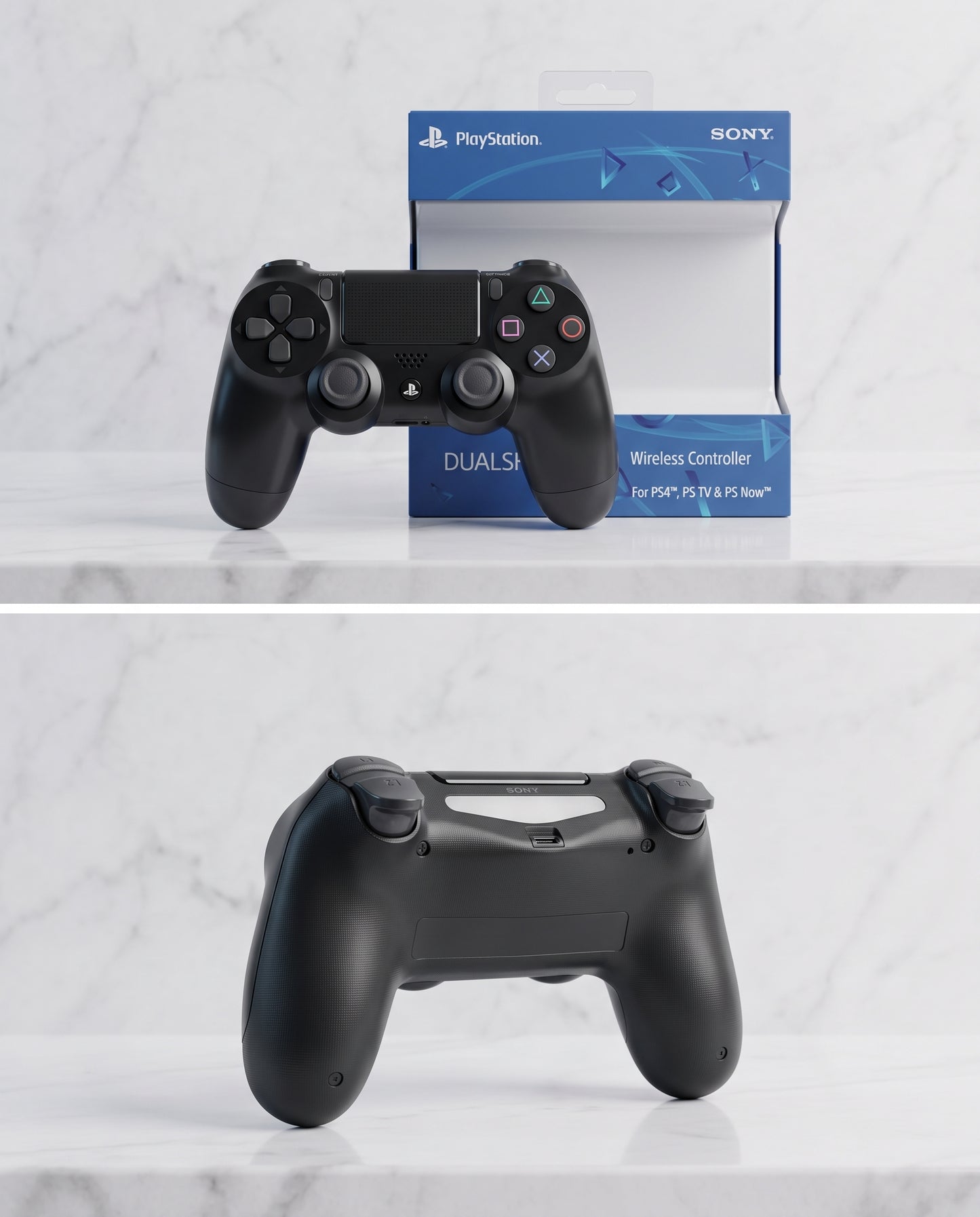 Control Inalámbrico Double Motor Vibration 4 para PS4 - Batería Recargable