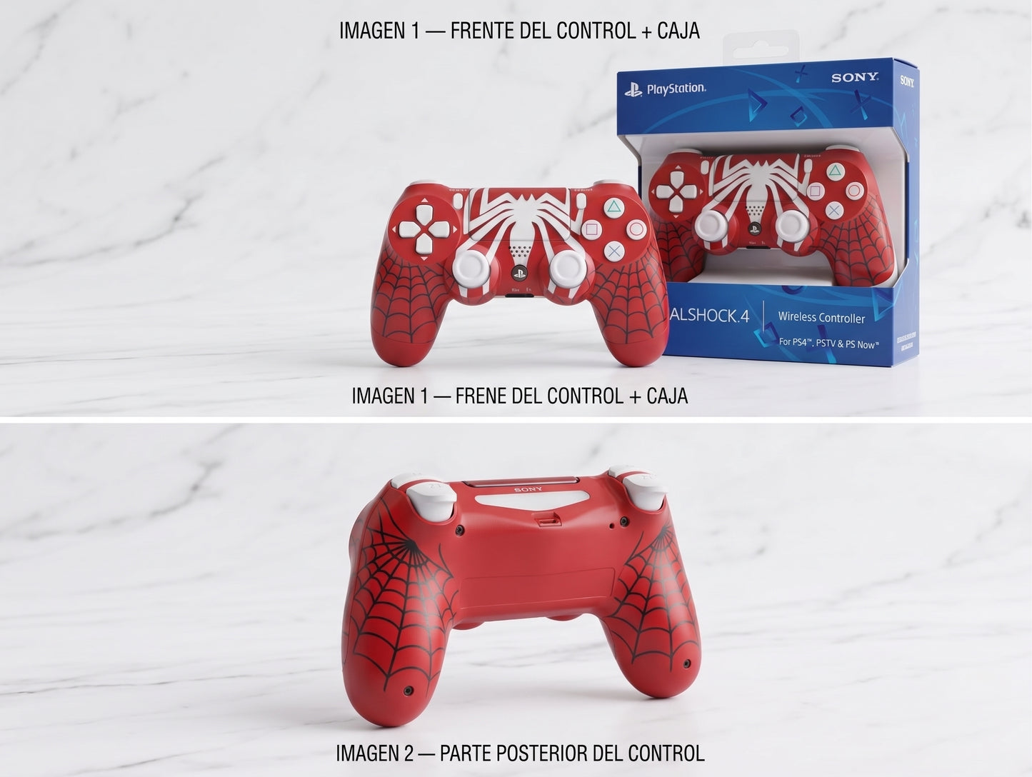 Control Inalámbrico Double Motor Vibration 4 para PS4 - Batería Recargable