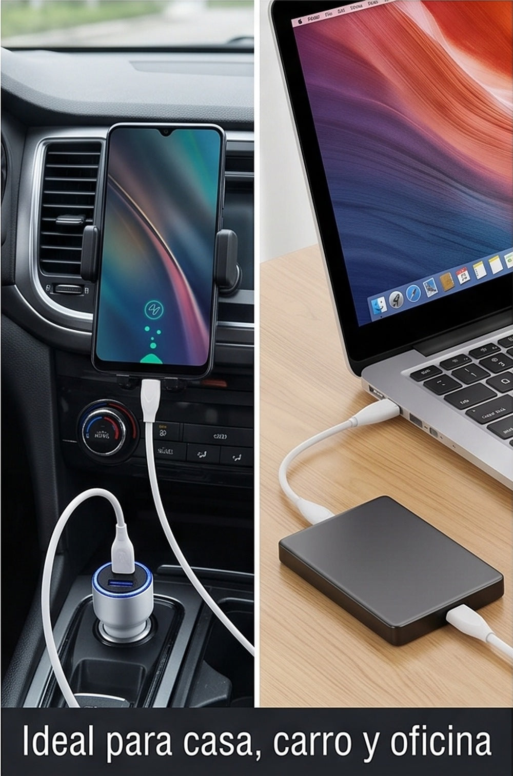Cable CASIM ideal para casa, carro y oficina
