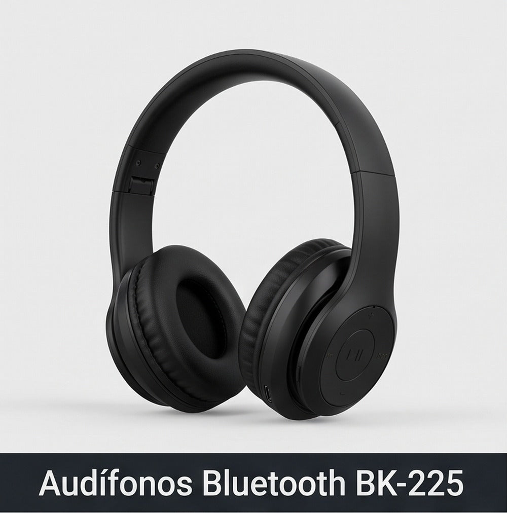 Audífonos Bluetooth BK-225 negros