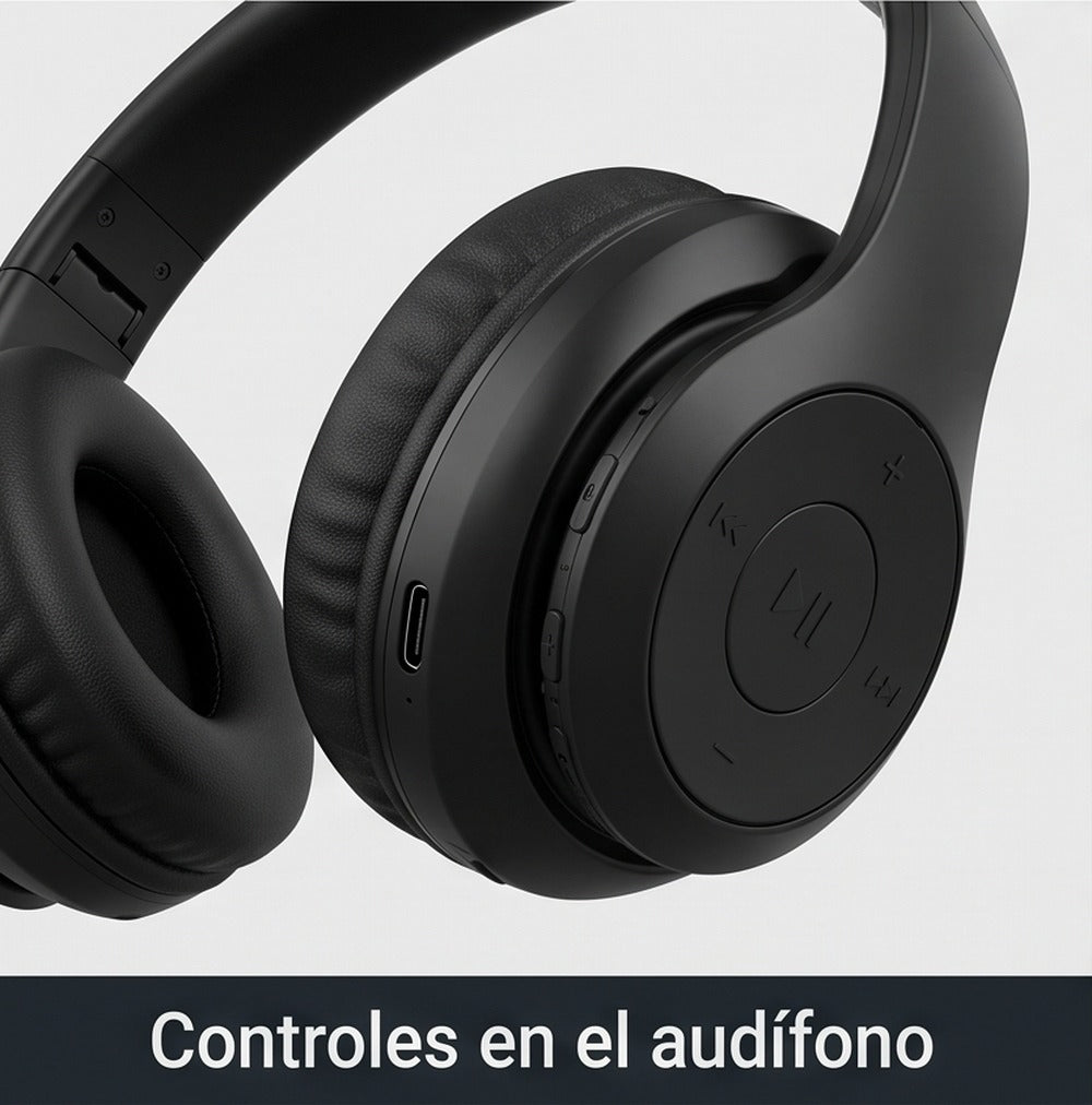 Controles y puerto Tipo C del audífono BK-225