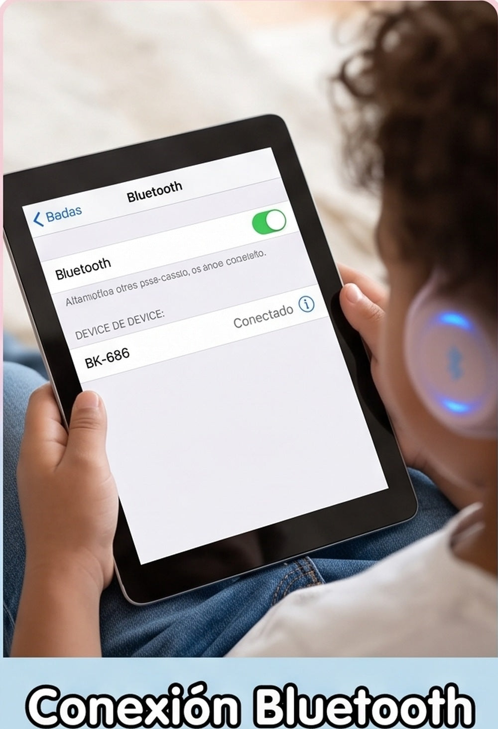 Audífonos BK-686 con conexión Bluetooth