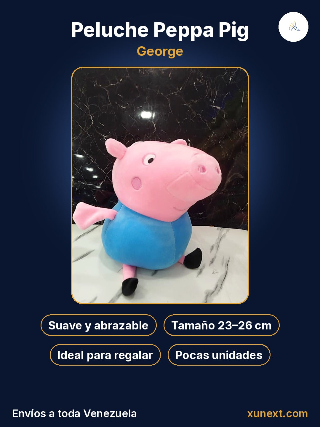 Peluche George de Peppa Pig: suave e ideal para regalar