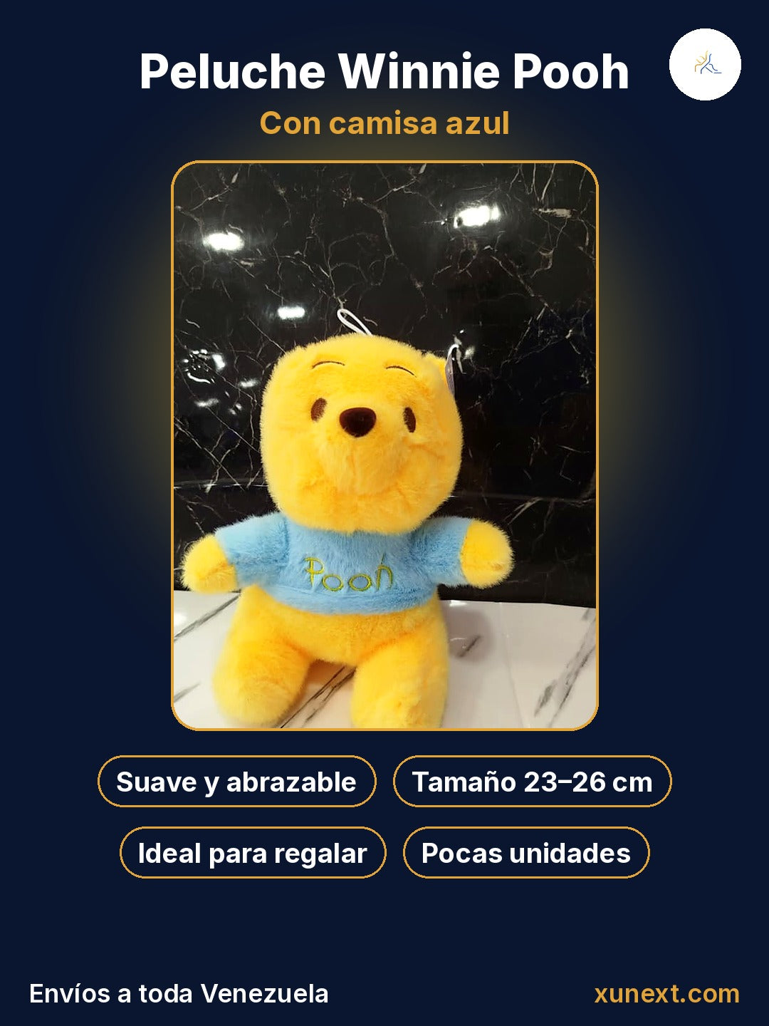 Peluche Winnie Pooh: suave, abrazable e ideal para regalar
