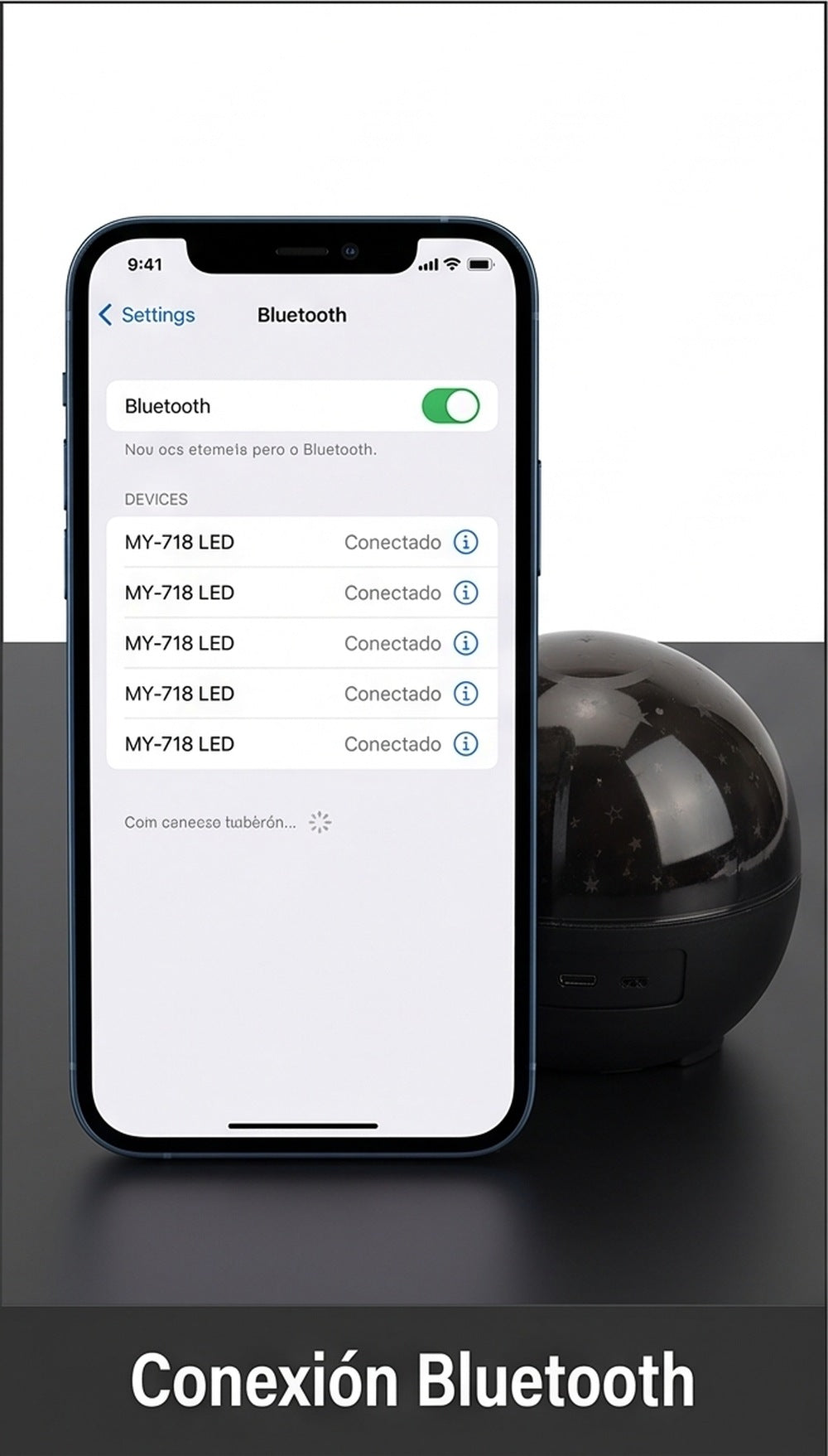 Conexión Bluetooth con el celular