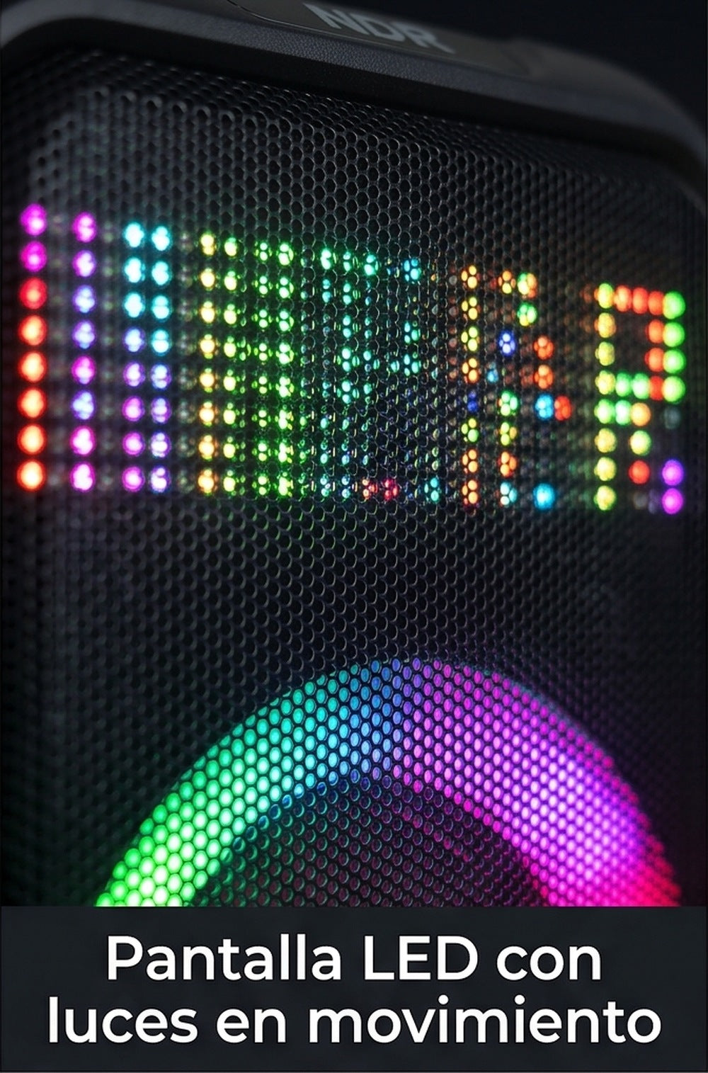 Pantalla LED con luces en movimiento de la NDR-1508