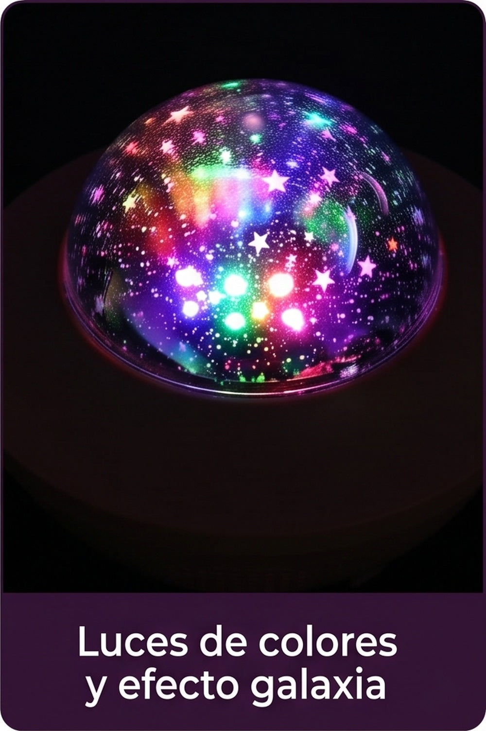 Luces de colores y efecto galaxia del XY-918